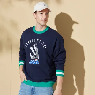 【NAUTICA】聯名款帆船圖騰短袖T恤(綠) 歷史價格詳細信息