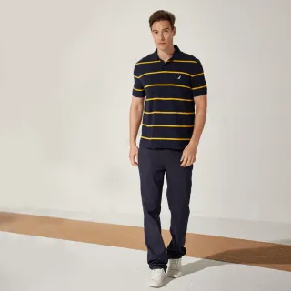 【NAUTICA】男裝 舒適拼接休閒短袖T恤(藍色) 歷史價格詳細信息
