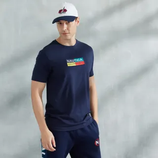 【NAUTICA】COMPETITION男裝簡約LOGO短袖T恤(藍) 歷史價格詳細信息