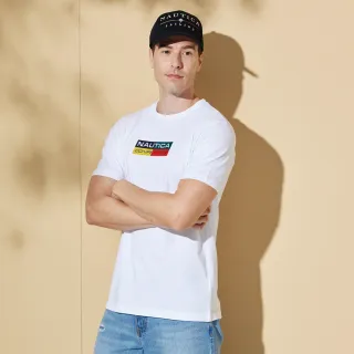 【NAUTICA】COMPETITION男裝簡約LOGO短袖T恤(藍) 歷史價格詳細信息