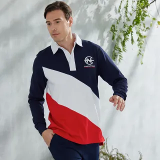 【NAUTICA】女裝 撞色條紋針織衫(深藍) 歷史價格詳細信息