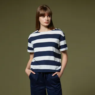 【NAUTICA】女裝條紋綁帶長版短袖洋裝(藍) 歷史價格詳細信息