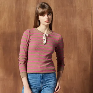 【NAUTICA】女裝 撞色條紋針織衫(深藍) 歷史價格詳細信息