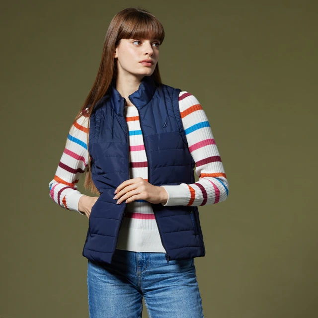 【NAUTICA】女裝 經典圓領舒適長袖T恤(灰) 歷史價格詳細信息