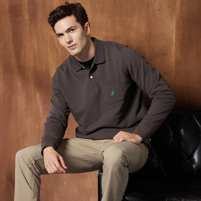 【NAUTICA】男裝 品牌LOGO刺繡短袖POLO衫(白色) 歷史價格詳細信息