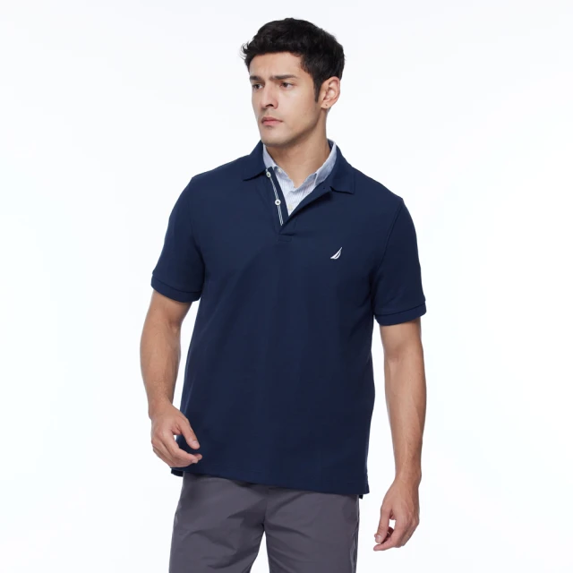 【NAUTICA】男裝 質感清新格紋短袖襯衫(淺藍) 歷史價格詳細信息