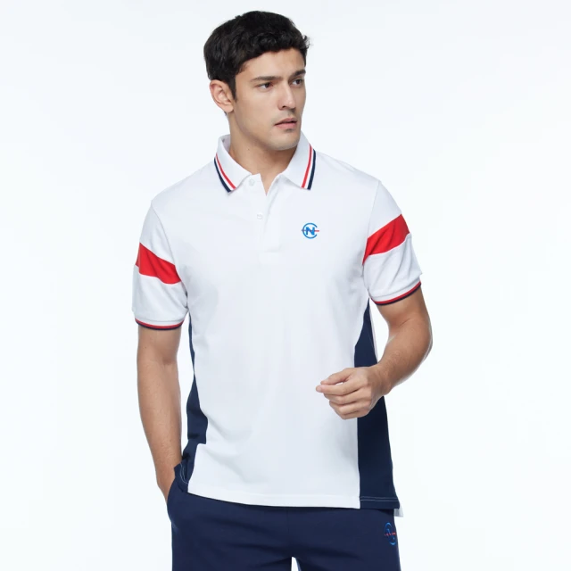 【NAUTICA】COMPETITION男裝撞色LOGO短袖T恤(深藍) 歷史價格詳細信息