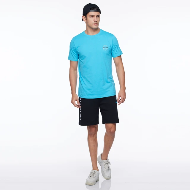 【NAUTICA】男裝 COMPETITION品牌LOGO條紋短袖T恤(黑) 歷史價格詳細信息