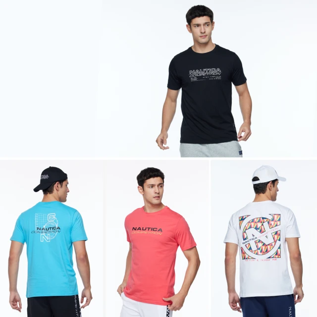 【NAUTICA】男裝 COMPETITION休閒撞色長袖連帽T恤(黑) 歷史價格詳細信息