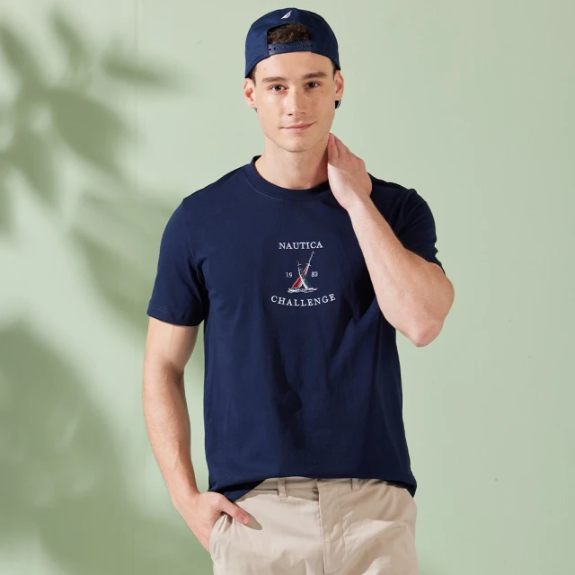 【NAUTICA】男裝 品牌LOGO刺繡短袖POLO衫(白色) 歷史價格詳細信息