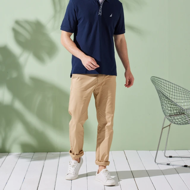 【NAUTICA】男裝 美式休閒吸濕排汗短袖POLO衫(白色) 歷史價格詳細信息