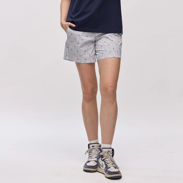 【NAUTICA】女裝 短版幾何圖騰印花短袖T恤(白) 歷史價格詳細信息