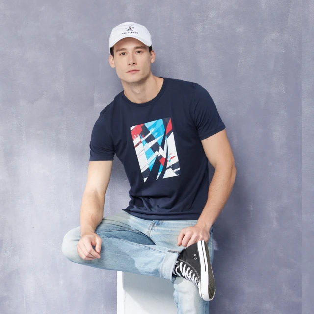 【NAUTICA】男裝 品牌LOGO印花長袖T恤(黑) 歷史價格詳細信息