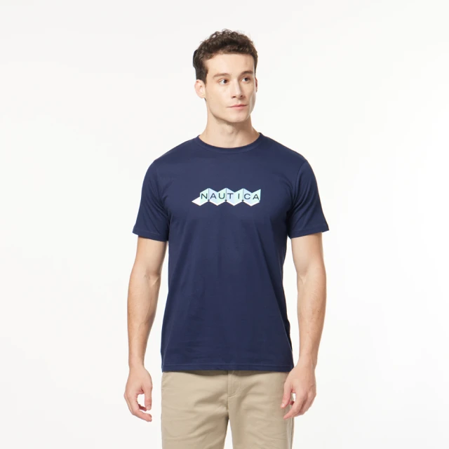 【NAUTICA】男裝 品牌LOGO圖騰長袖T恤(黃) 歷史價格詳細信息