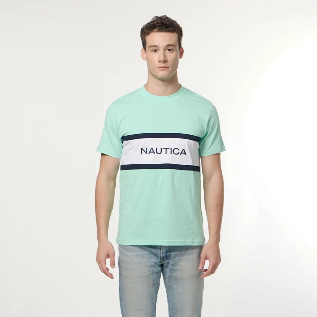 【NAUTICA】男裝撞色拼接時尚運動短褲(黑) 歷史價格詳細信息
