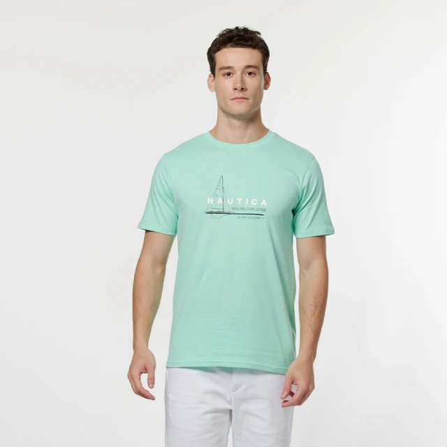 【NAUTICA】男裝 美式休閒吸濕排汗短袖POLO衫(白色) 歷史價格詳細信息