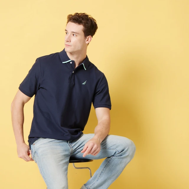 【NAUTICA】男裝 簡約質感恆溫彈力V領針織衫(灰) 歷史價格詳細信息