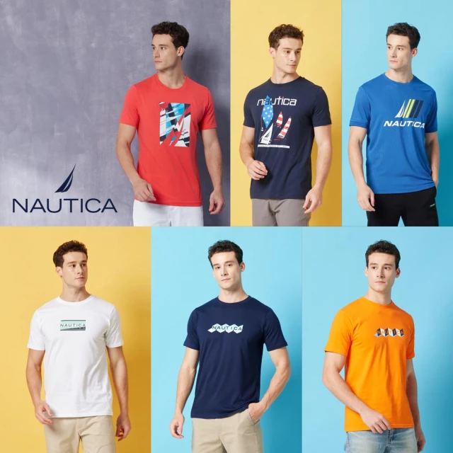 【NAUTICA】男裝休閒中格紋長袖襯衫(藍) 歷史價格詳細信息