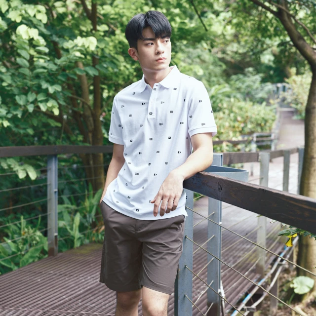 【NAUTICA】男裝 百搭條紋吸濕排汗長袖襯衫(白) 歷史價格詳細信息