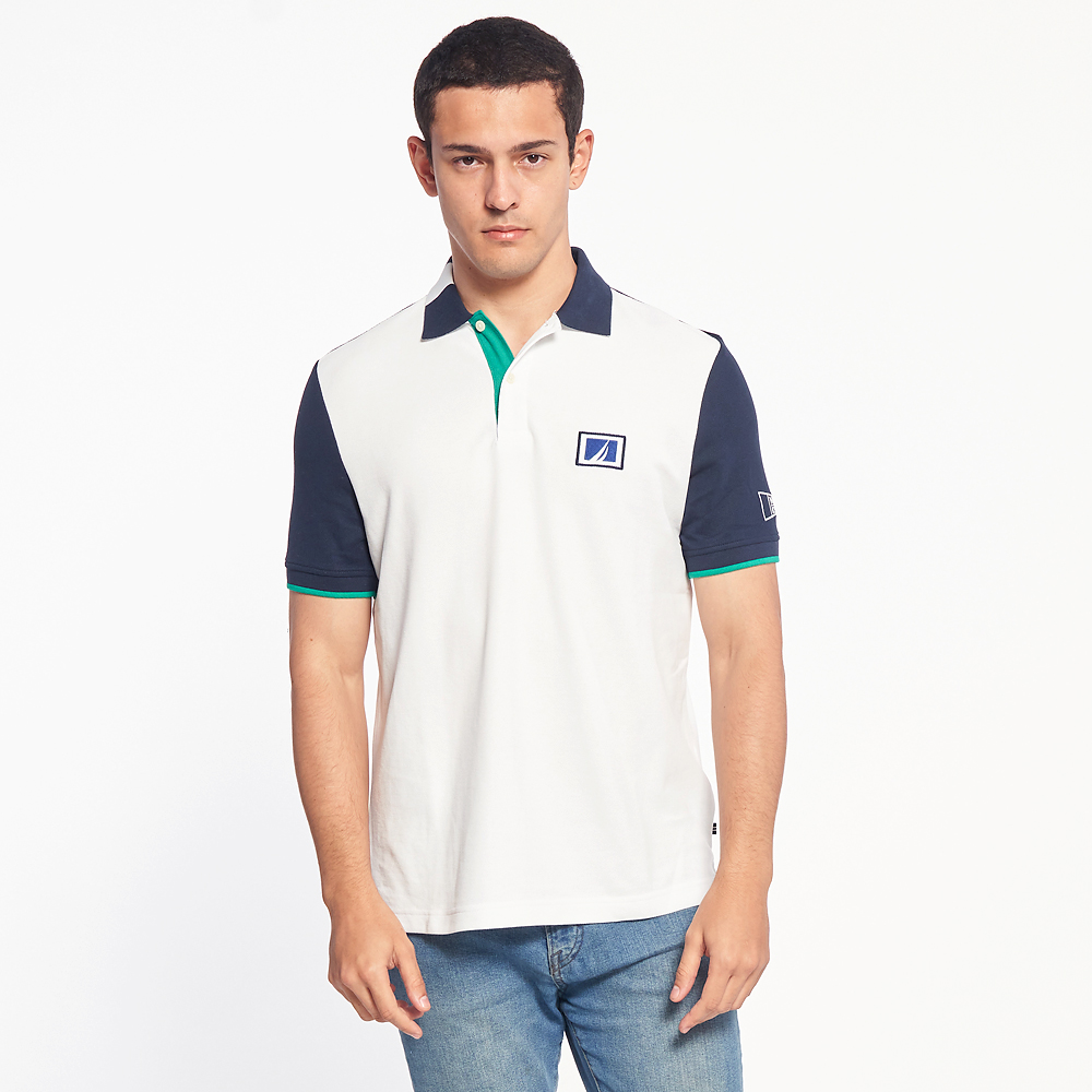 【NAUTICA】男裝撞色拼接時尚運動短褲(黑) 歷史價格詳細信息