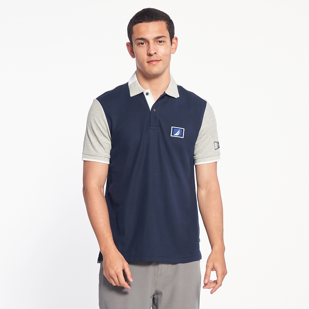 【NAUTICA】男裝撞色拼接時尚運動短褲(黑) 歷史價格詳細信息