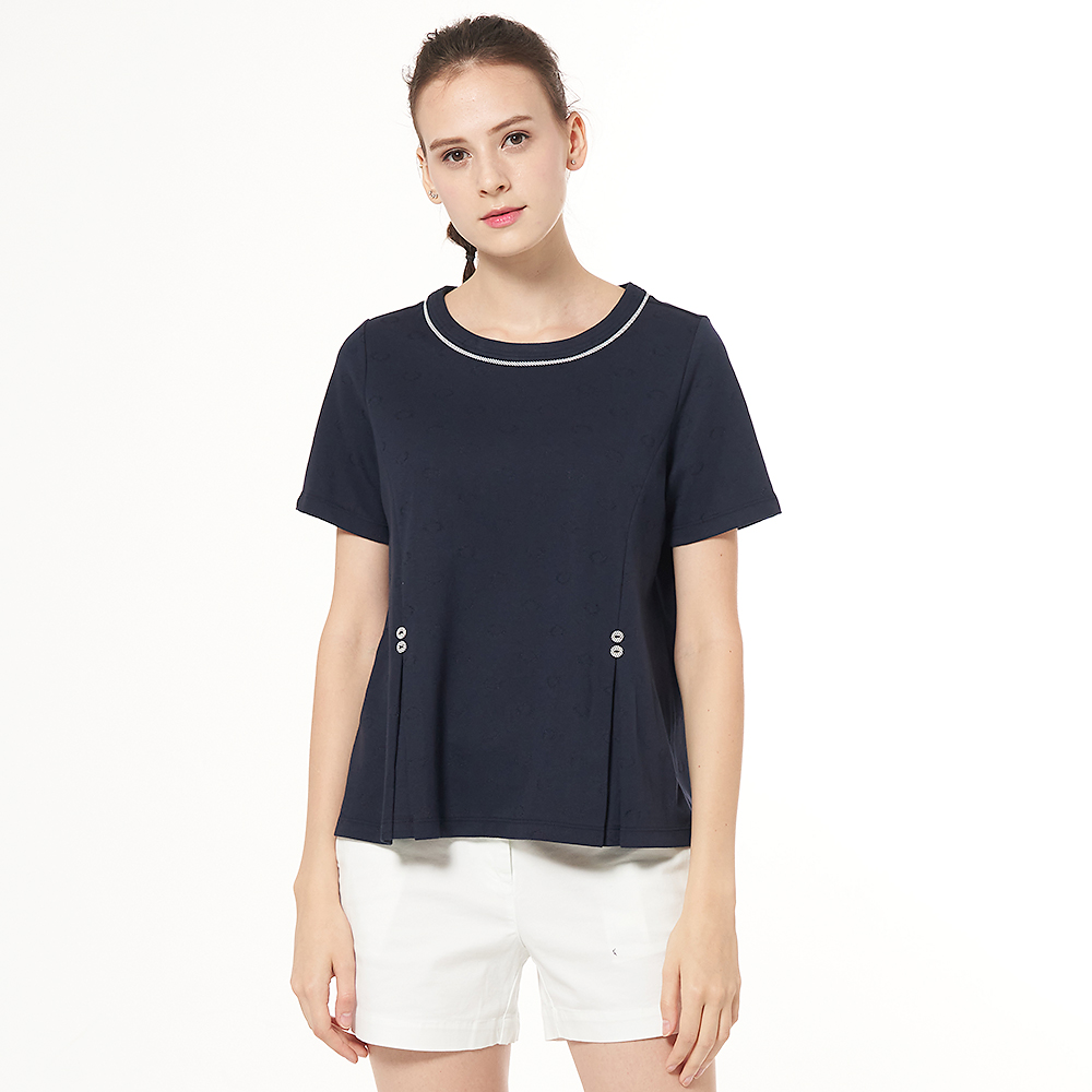 【NAUTICA】女裝甜美拼接保暖連帽長袖T恤(粉) 歷史價格詳細信息