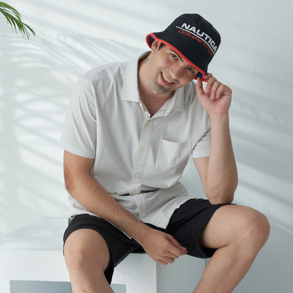 【NAUTICA】男裝彈性吸濕快乾休閒短褲(深藍) 歷史價格詳細信息
