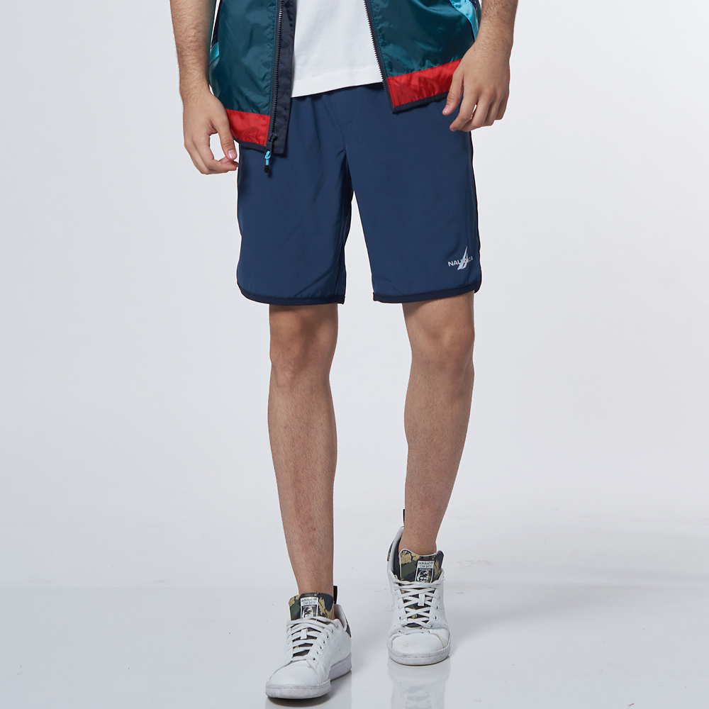 【NAUTICA】男裝 運動風撞色拼接造型短袖POLO衫(白色) 歷史價格詳細信息