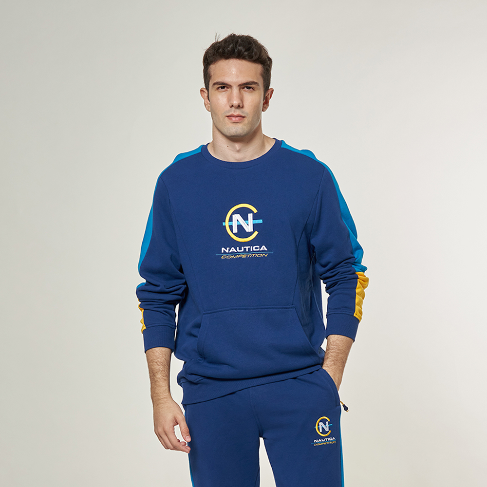【NAUTICA】男裝 跳色拼接短袖POLO衫(深藍色) 歷史價格詳細信息
