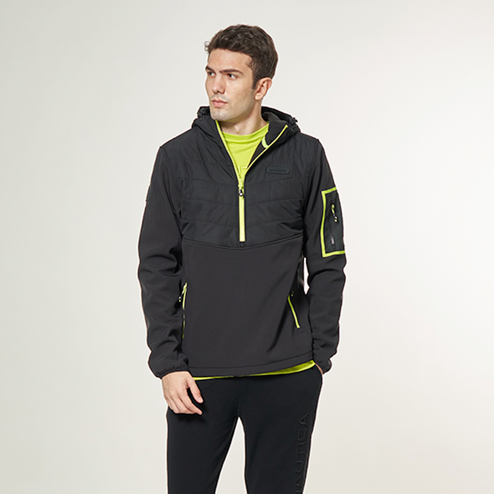 【NAUTICA】COMPETITION男裝跳色品牌LOGO短袖T恤(黑) 歷史價格詳細信息