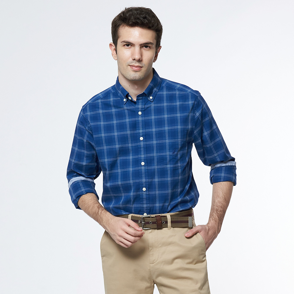 【NAUTICA】男裝 休閒運動風短袖POLO衫(灰色) 歷史價格詳細信息