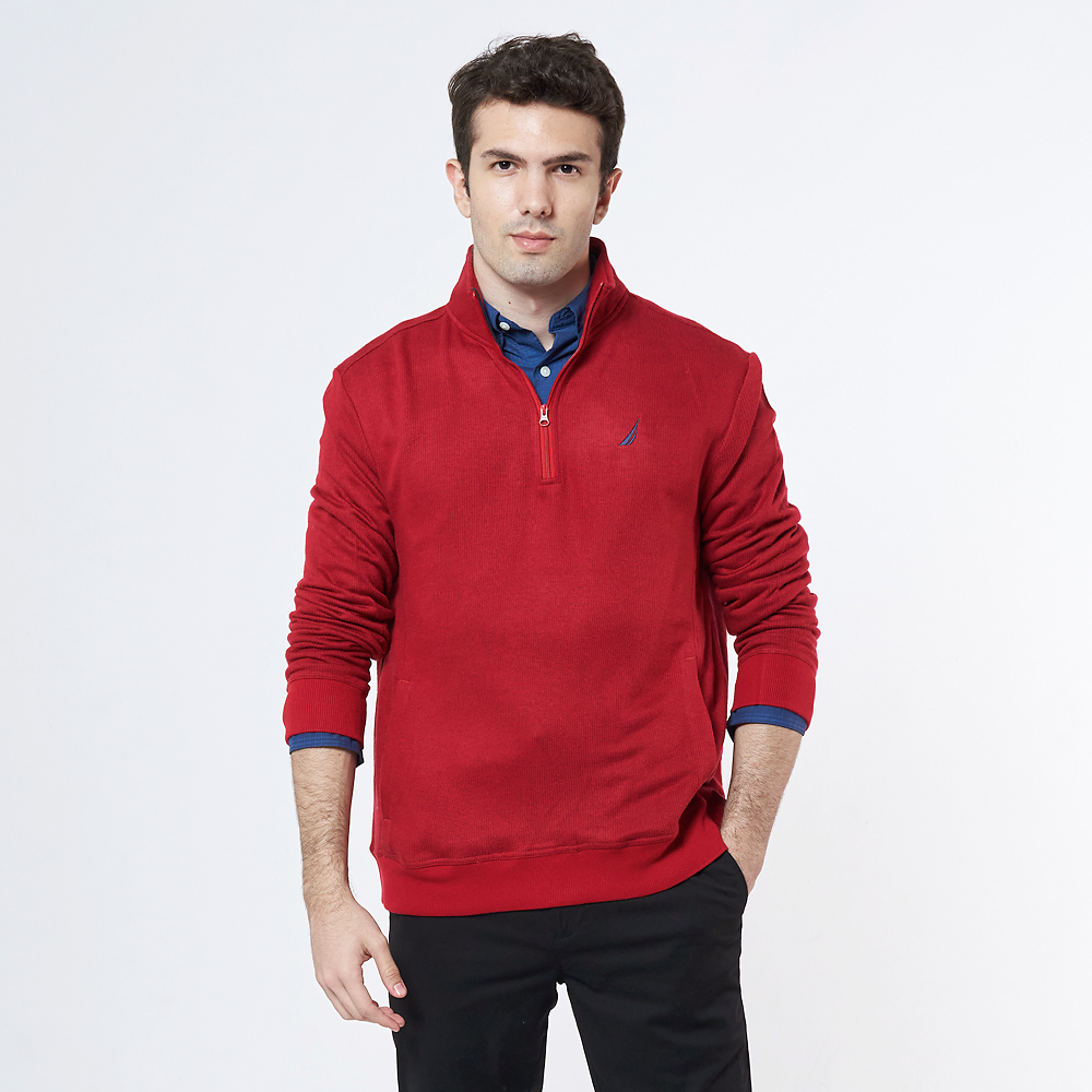 【NAUTICA】男裝 百搭條紋吸濕排汗長袖襯衫(白) 歷史價格詳細信息