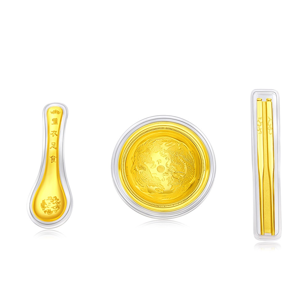 【周大福】友禮系列 夢幻獨角獸愛心黃金路路通串珠 歷史價格詳細信息