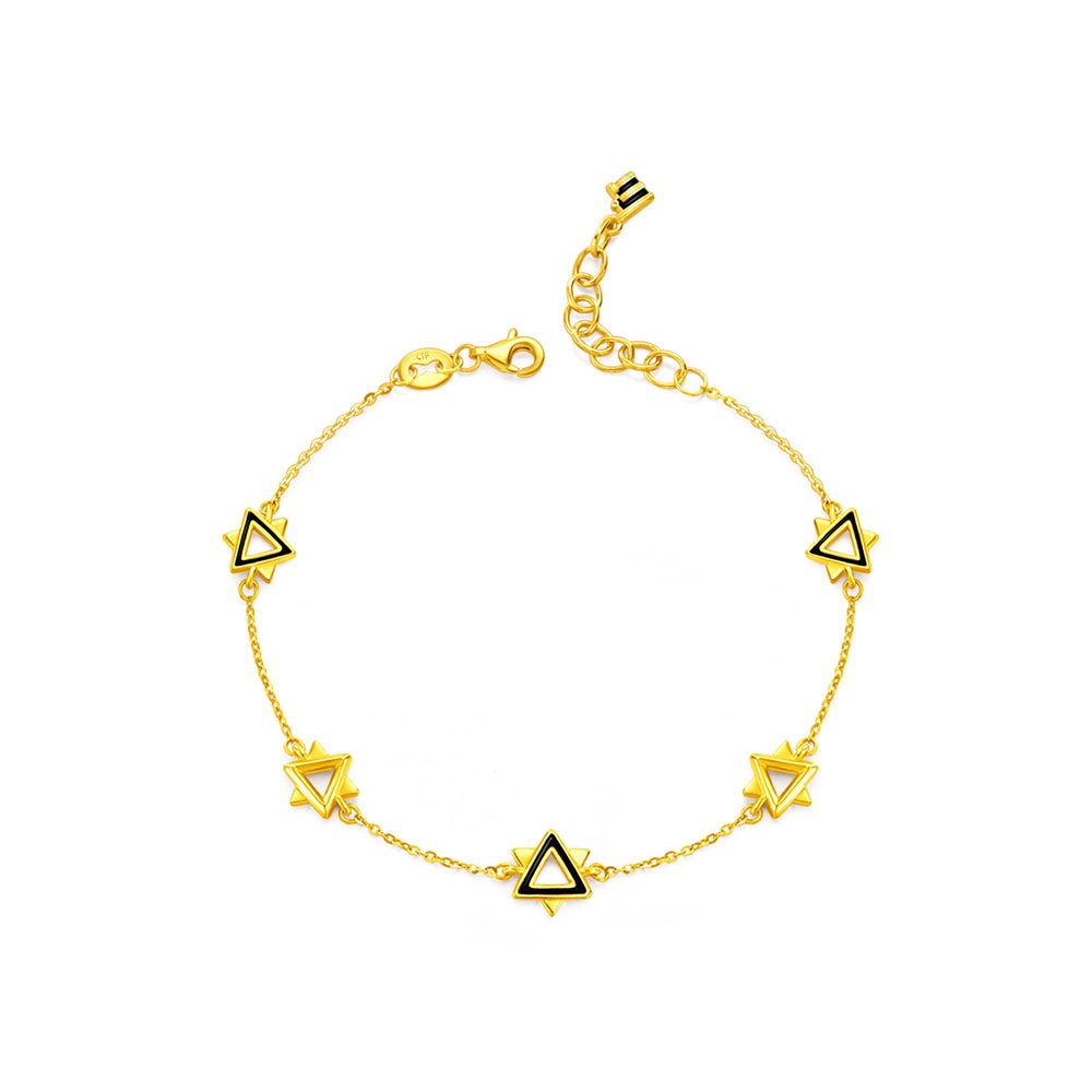 【周大福】LIT系列 三色圓形黃金項鍊(15吋) 歷史價格詳細信息