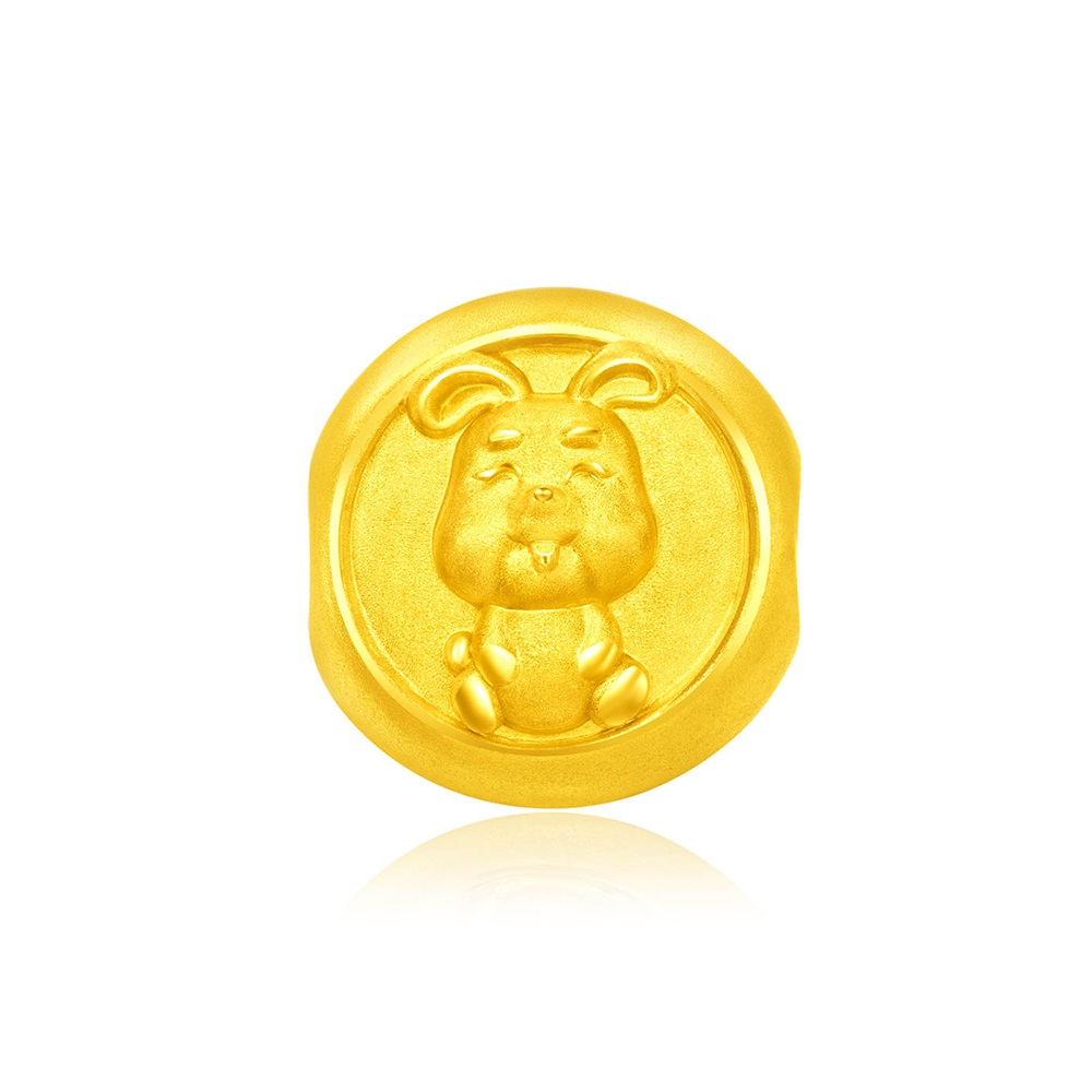 【周大福】友禮系列 夢幻獨角獸愛心黃金路路通串珠 歷史價格詳細信息