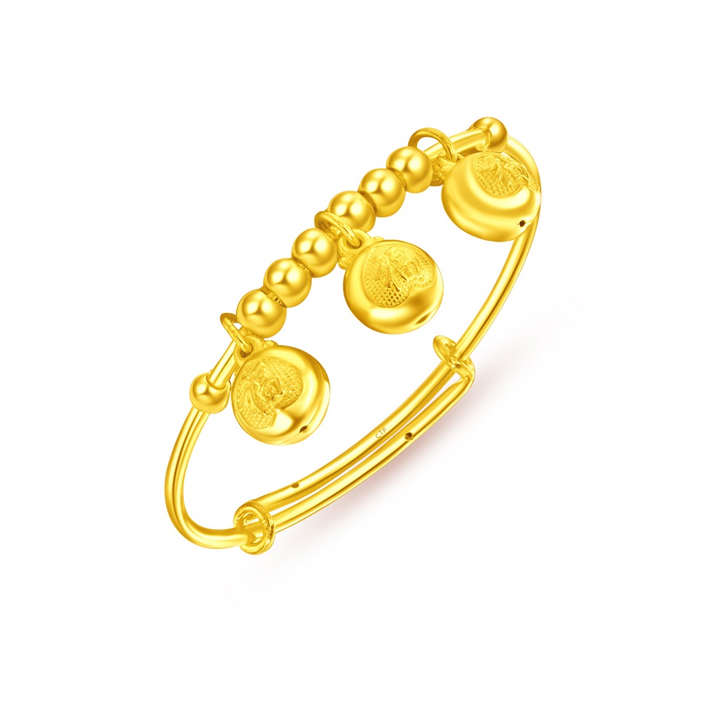 周六福，寶寶足銀手鐲一對，2枚共23.32克足銀，寶寶銀手鐲。  原價449，低價賣。牌子 歷史價格詳細信息