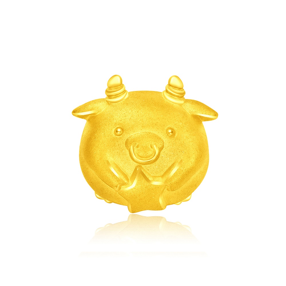 【周大福】生肖系列 蘿蔔趴趴兔黃金吊墜(不含鍊) 歷史價格詳細信息