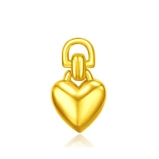 【周大福】LIT系列 心型雙圈黃金項鍊(15吋) 歷史價格詳細信息