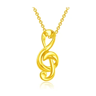 【周大福】LIT系列 高音譜音符黃金手鍊(6.5吋) 歷史價格詳細信息