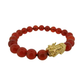 【周大福】貔貅紅玉髓黃金手鍊 歷史價格詳細信息