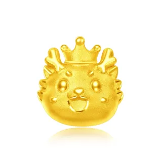 【周大福】生肖系列 皇冠大眼兔黃金路路通串珠 歷史價格詳細信息