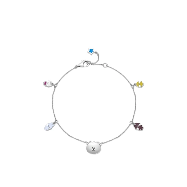 周大福 LINE FRIENDS系列 臉紅紅熊大Brown黃金路路通串飾/串珠 歷史價格詳細信息