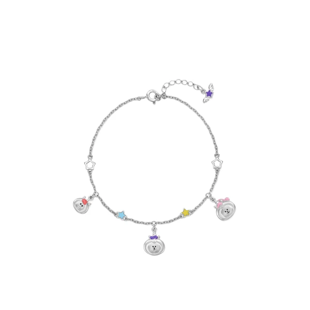 周大福 LINE FRIENDS系列 臉紅紅熊大Brown黃金路路通串飾/串珠 歷史價格詳細信息