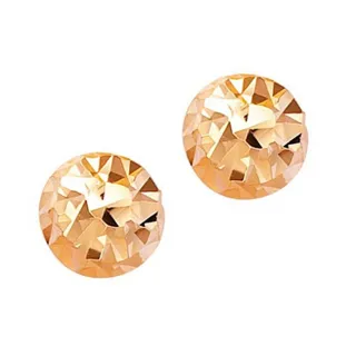 【周大福】圓珠18K玫瑰金耳環 歷史價格詳細信息