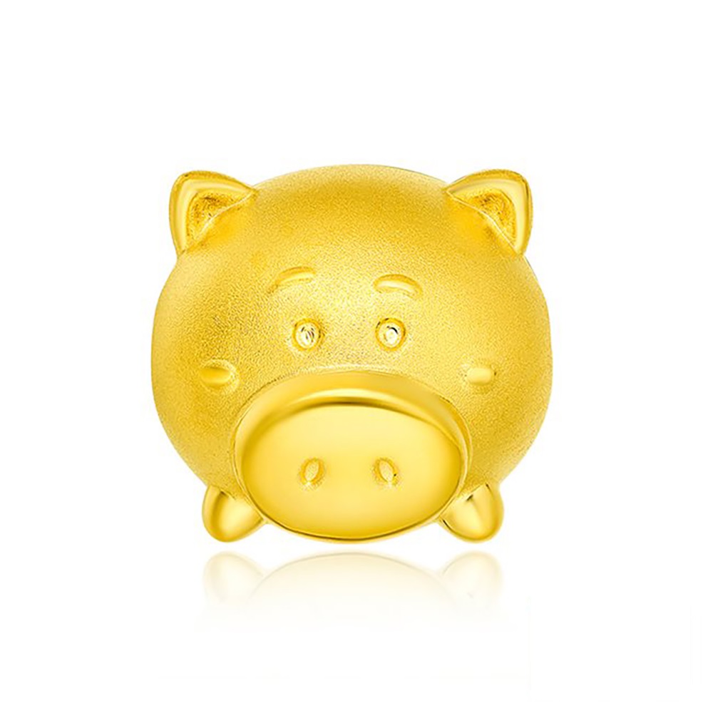 【周大福】TSUM TSUM系列 福字葫蘆米妮黃金路路通串珠 歷史價格詳細信息