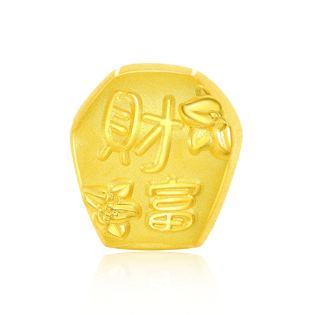 【周大福】友禮系列 發財招財貓抱枕黃金路路通串珠 歷史價格詳細信息