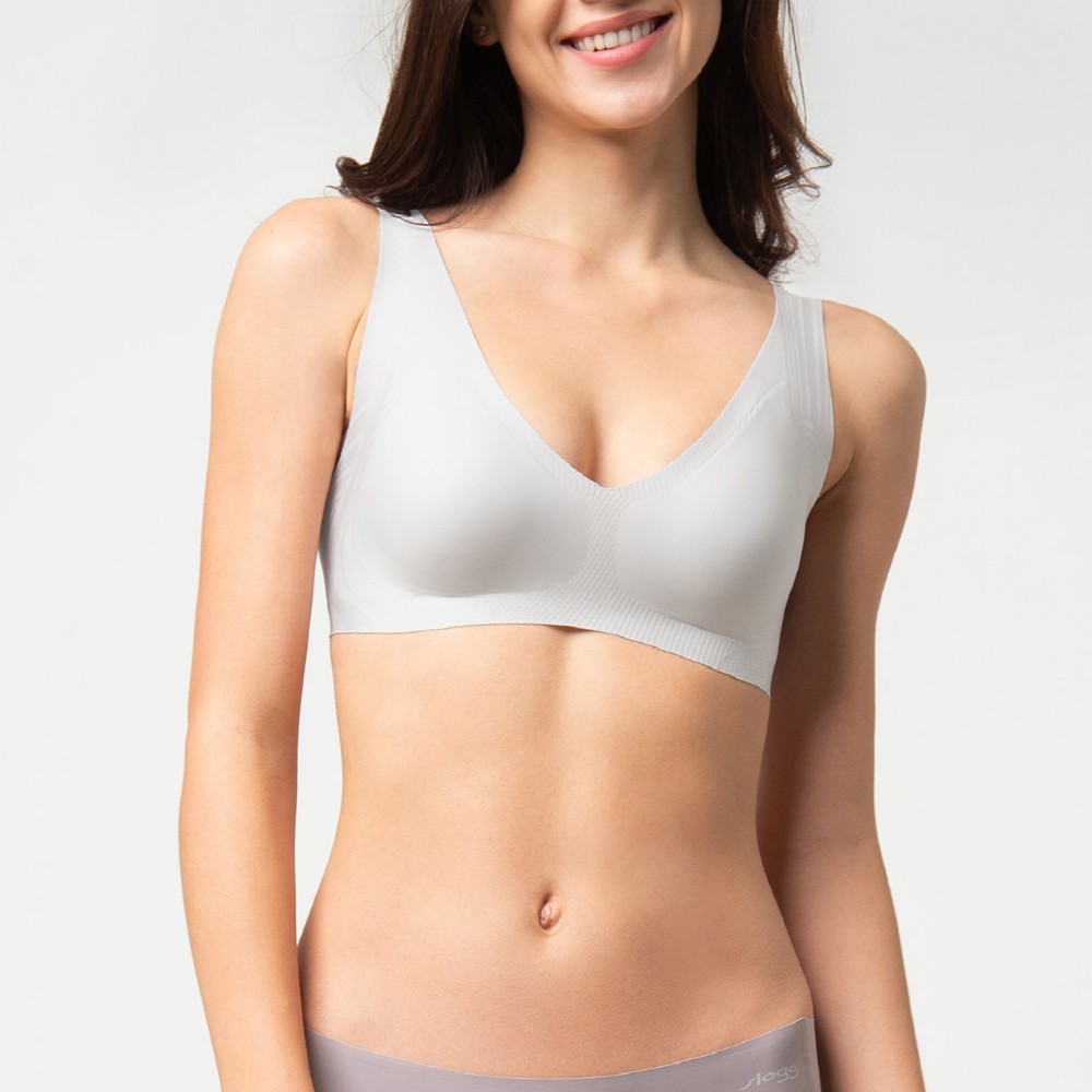 sloggi NEW ZERO FEEL SOFT BRA全新零感系列後扣式V領內衣 藍色地中海｜88-351  IB 歷史價格詳細信息