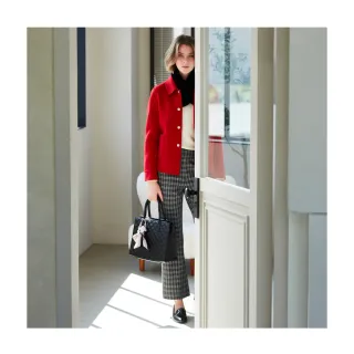 【en-suey 銀穗】翻領繡花邊抽皺上衣-女 歷史價格詳細信息