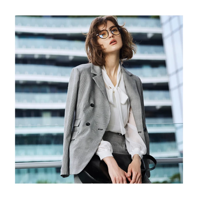 【en-suey 銀穗】千鳥格針織上衣-女 歷史價格詳細信息