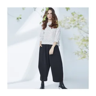 【Diffa】鬆緊壓褶寬褲-女 歷史價格詳細信息